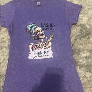 Purple Graphic Kids T-Shirt